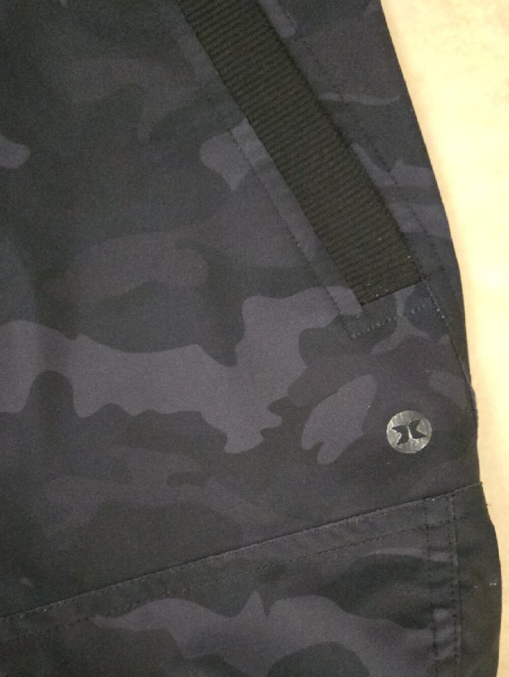 RBX Black Camo Jogger Capri Sz. M - Picture 2 of 5